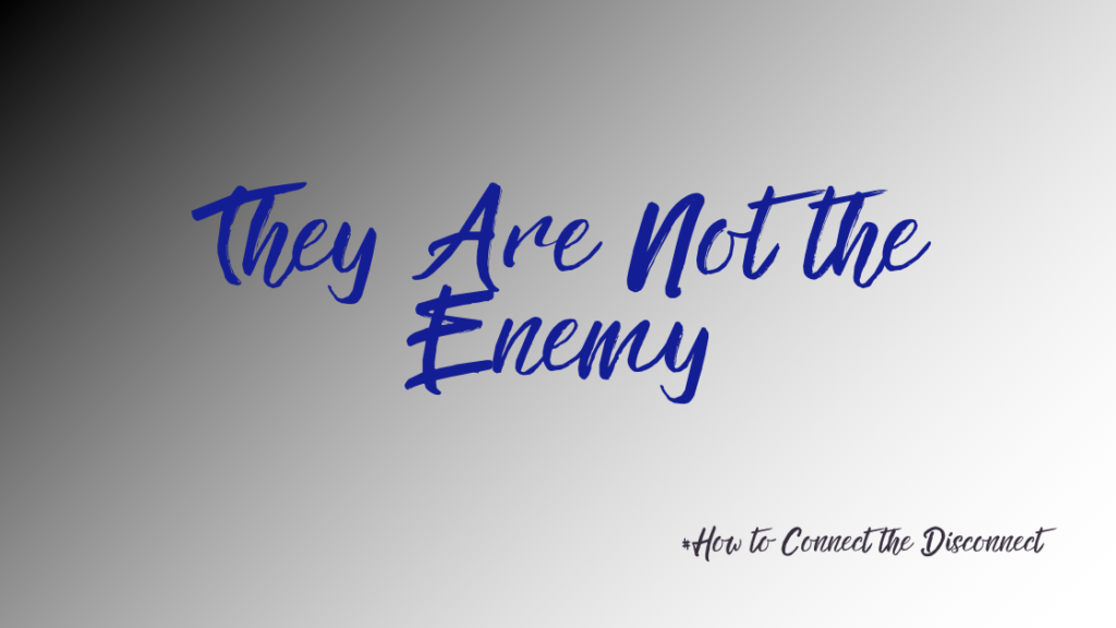 The images shows the title and subtitle of a new article in the series: Interconnection: How To Connect the Disconnect. It is called: They are not the enemy