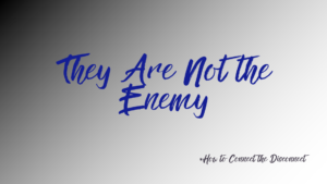 The images shows the title and subtitle of a new article in the series: Interconnection: How To Connect the Disconnect. It is called: They are not the enemy