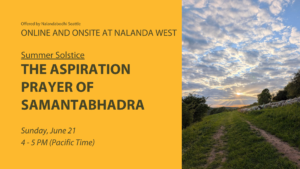 Buddhist celebration for the summer sultice