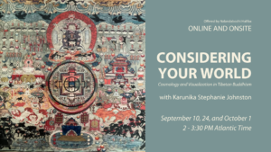 Program called Considering your world with Stephanie Johston