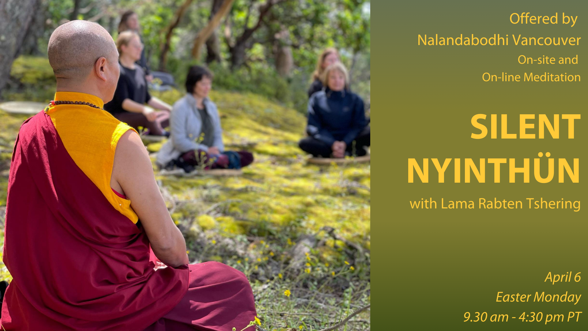 Silent Nyinthün with Lama Rabten