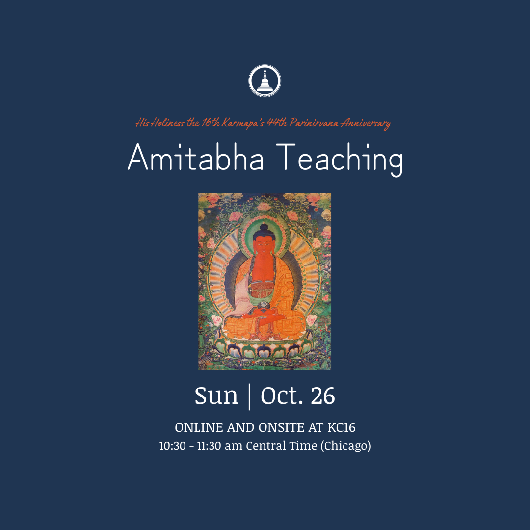 Amitabha Teaching with Acharya Lhakpa Tshering